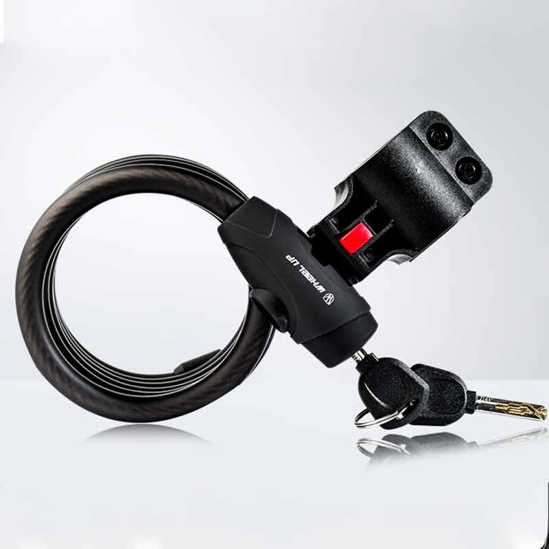 Wheel UP 1.2/ 1.8m Lock Bike Lock Bike Accessories Steel Wire Safety Bike Cable Lock Mtb Road Motorcycle Bike Equipment