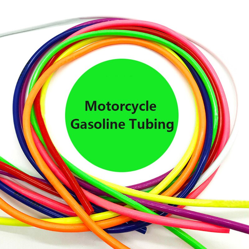 1Meter 1M Gas Oil Hose Modified Fuel Line Petrol Tube Pipe For Motorcycle Bike Parts Motorcycle Accessories