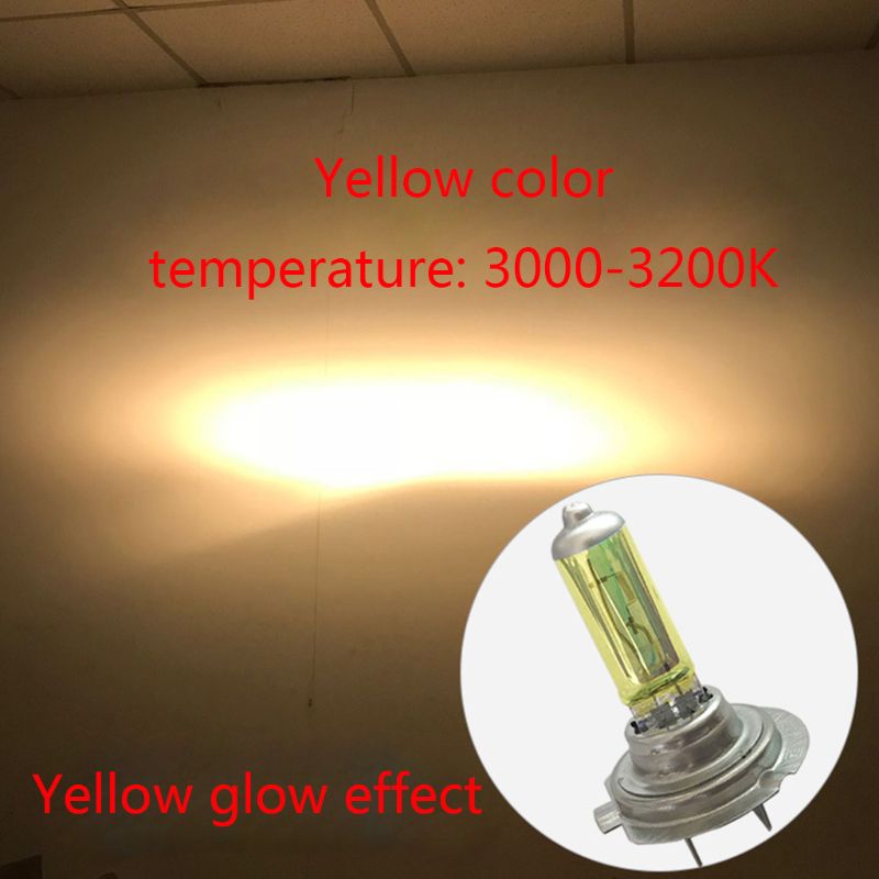 Bombillas halógenas de xenón para faro delantero de coche, luz Exterior H7, 55W/100W, 12V, 3500-4500k, 2 uds.