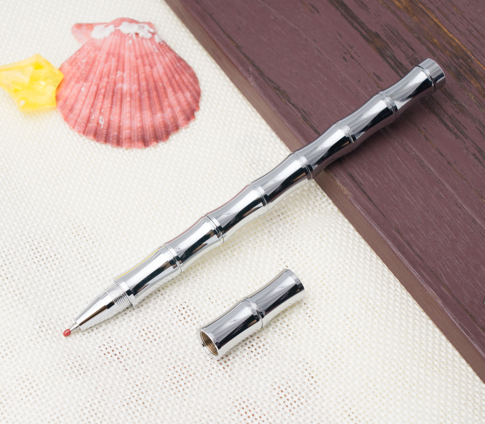 Manual all brass pen high-grade bamboo innovation business ballpoint Pen