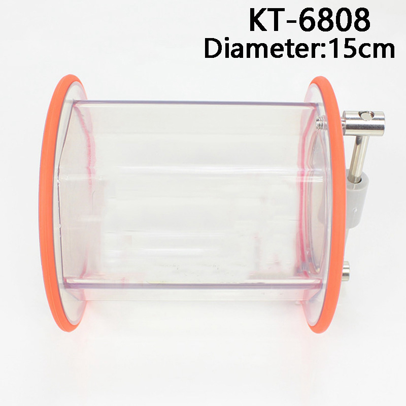 Tonneau/seau rotatif pour gobelet KT-6808 ou KT-2000, polisseuse de bijoux, capacité de 3 ou 5kg: KT-6808