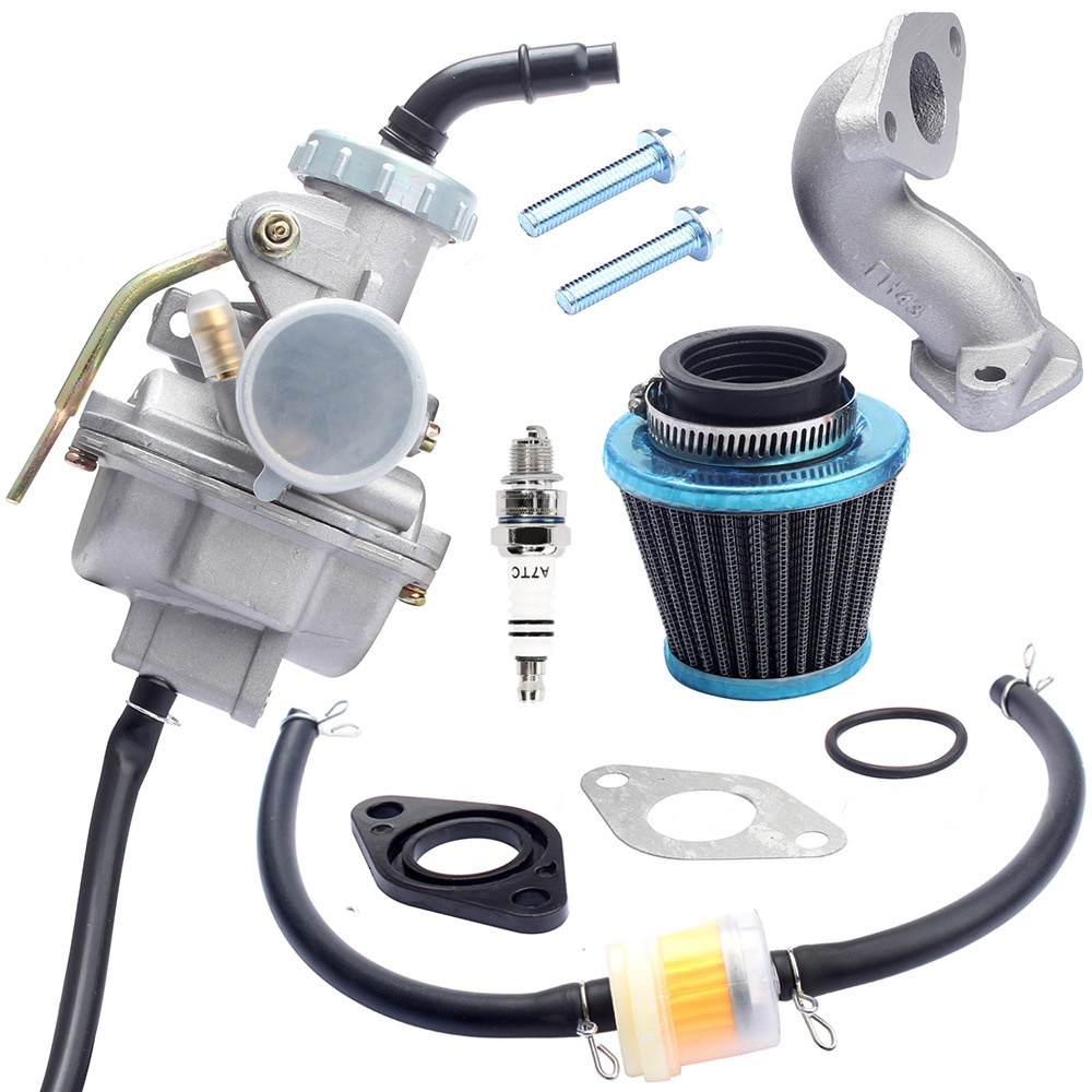 Vergaser-Luftfilterdichtung, Kraftstoffleitung, Zündkerzensatz für CRF50F CRF80F 50 cc, 70 cc, 80 cc, 90 cc, 110 cc, 125 cc ATV Schmutz Grube Fahrrad: Ursprünglich Titel