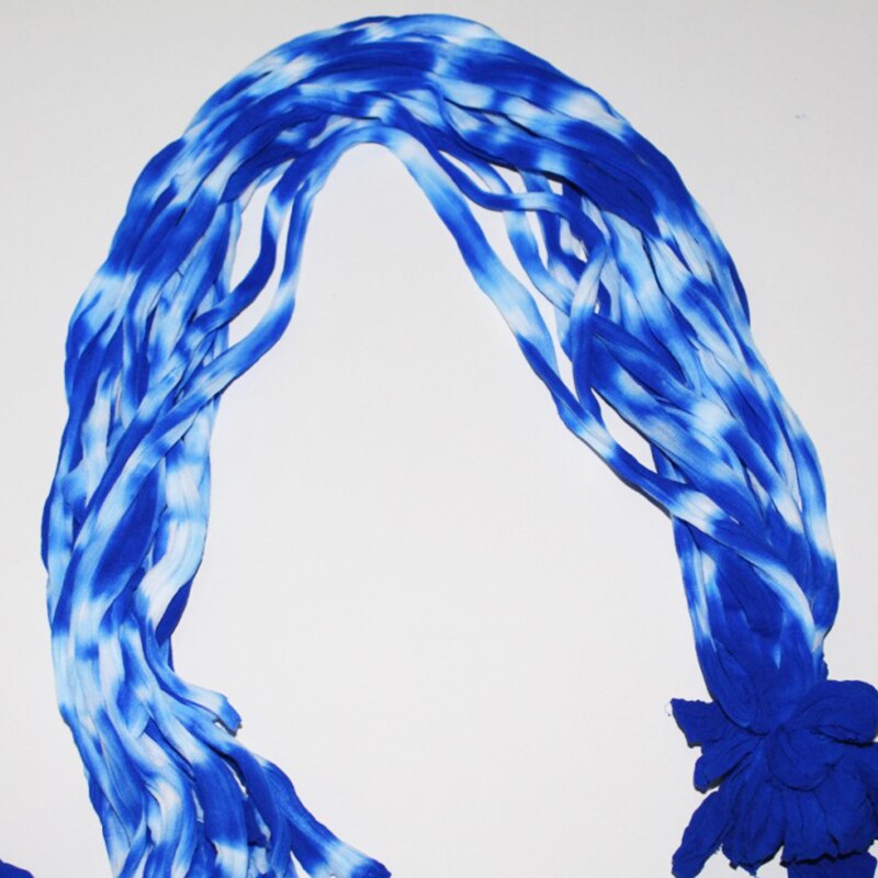 5pcs Double Color Nylon Stocking Flower Material Tensile Stocking Material Accessory Handmade Home DIY Nylon Flower Crafts: 3