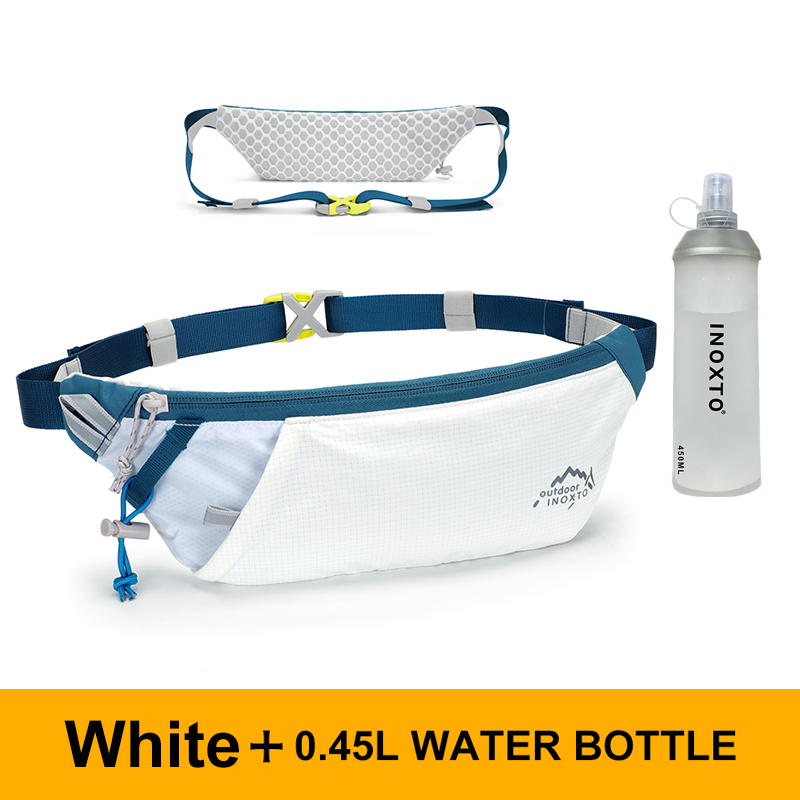 Lauftasche Hüfttasche 7,2 Zoll Sporttasche Handytasche Männer Frauen Wasserdichte Sporttasche kann Wasser halten Radfahren Handytasche Laufgürtel: Elfenbein