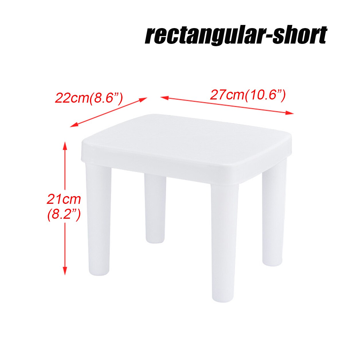 Plastic Multi Purpose Step Stool Outdoor Storage Kids holding stool camping Non-slip Changing Shoes Child Home Kitchen Bathroom