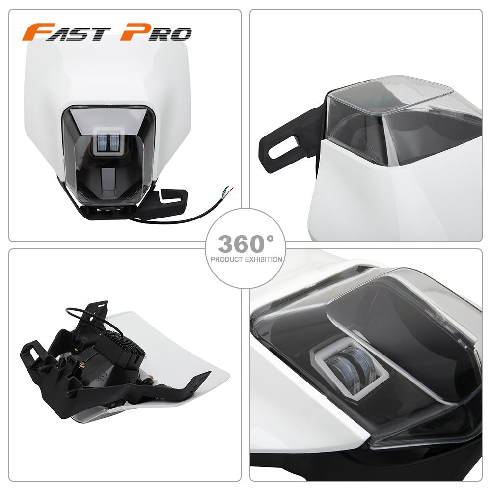 Motorcycle LED Headlight Headlamp Head Light Lamp For Husqvarna FC FE FX TC TE TX 125 250 300 350 450 501 FE250 FC250 TC250