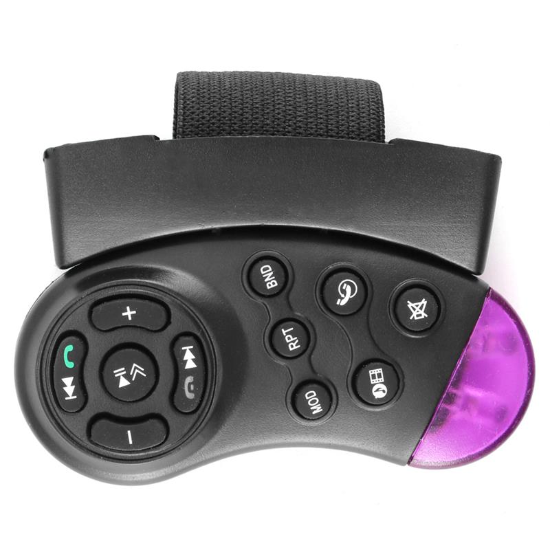Onever Draagbare 11-Key Controller Auto Stuurwiel Controller Auto MP5 Multimedia Speler Dvd Auto Stuurwiel Multimedia