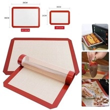 Duurzaam Anti Stick Siliconen Bakken Mat Cookie Brood Koekjes Pad Pastry Tool Bakplaat Liner Bakken Tools Keuken Accessoires