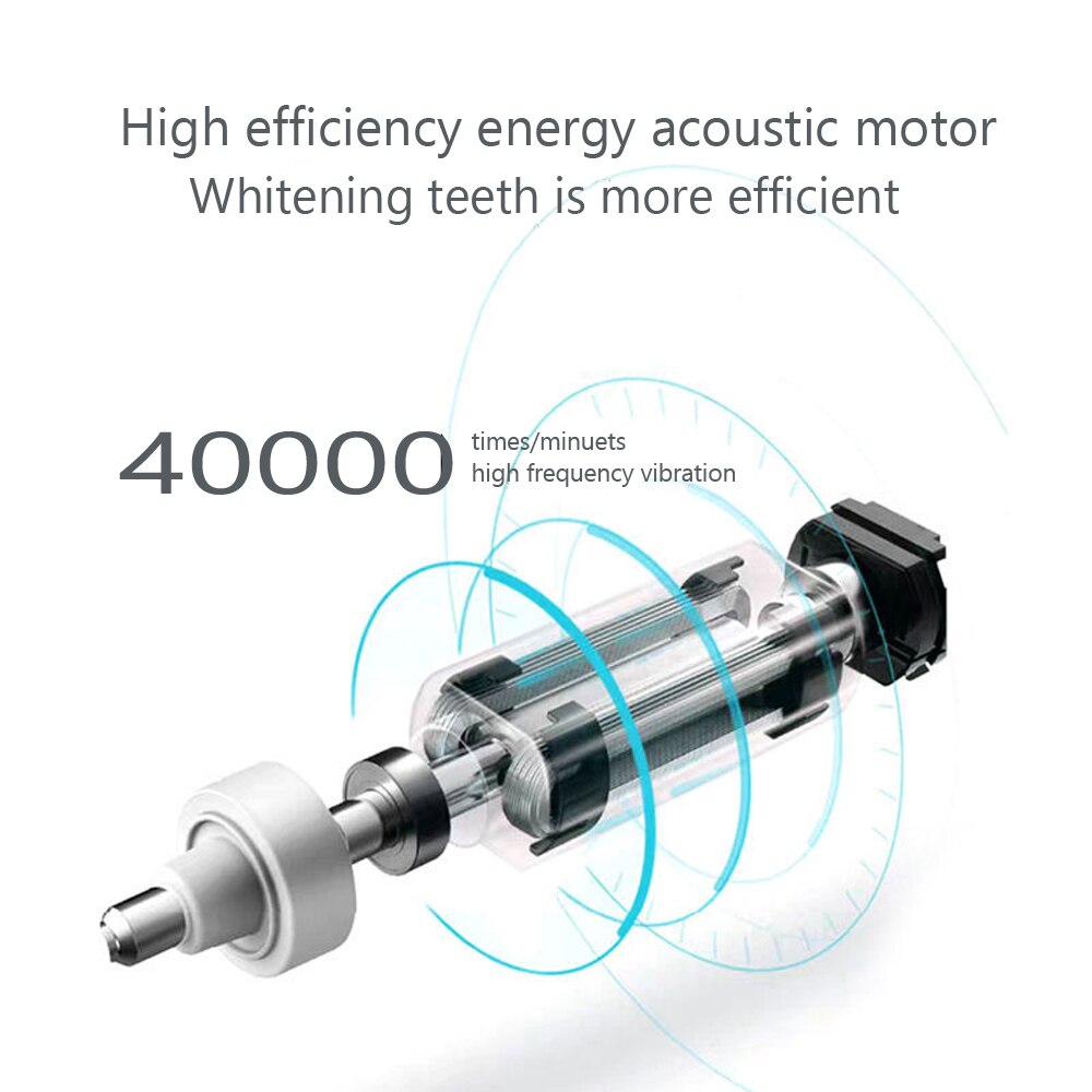 Super Sonic Electric Toothbrushes for Adults Kid Smart Timer Whitening Toothbrush IPX7 Waterproof Replaceable AA Battery Version