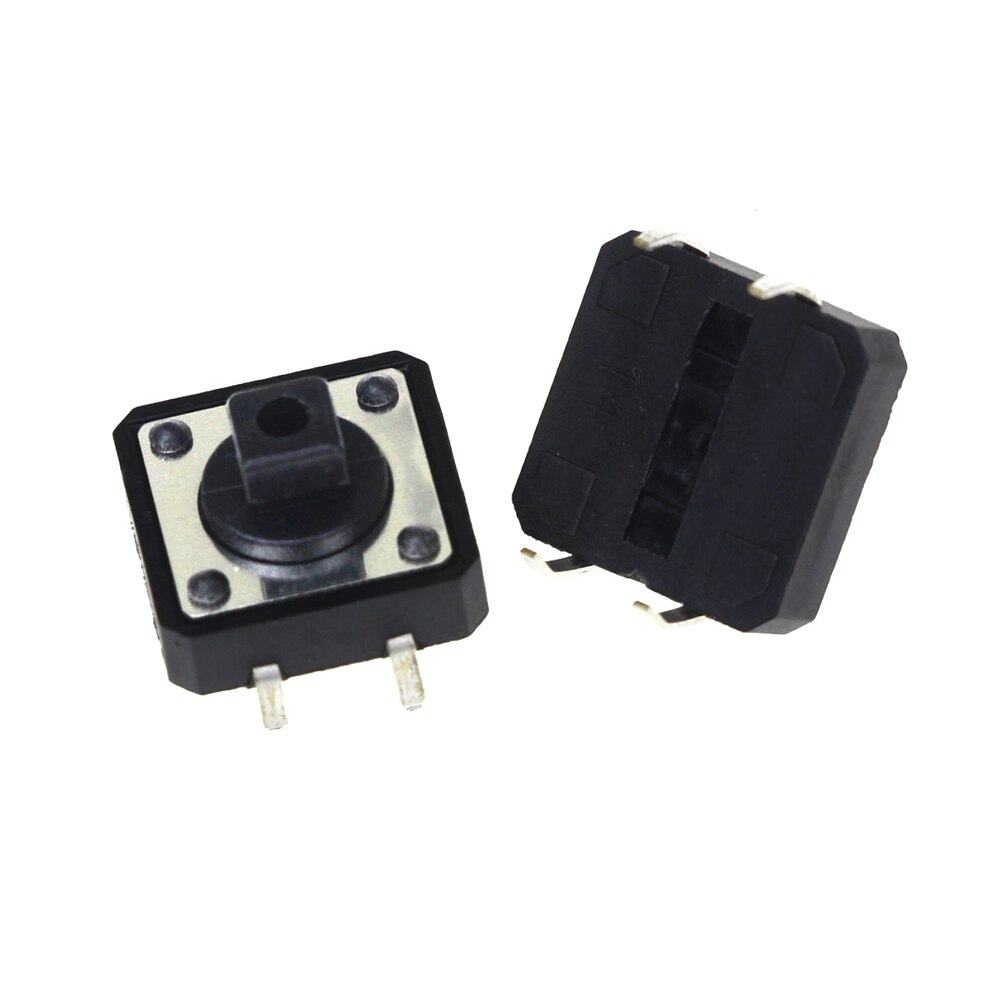 Tactile Push Button Switch Momentary 12*12*7.3MM Micro Switch Button + 5 Colors Tact Cap for DIY Kit