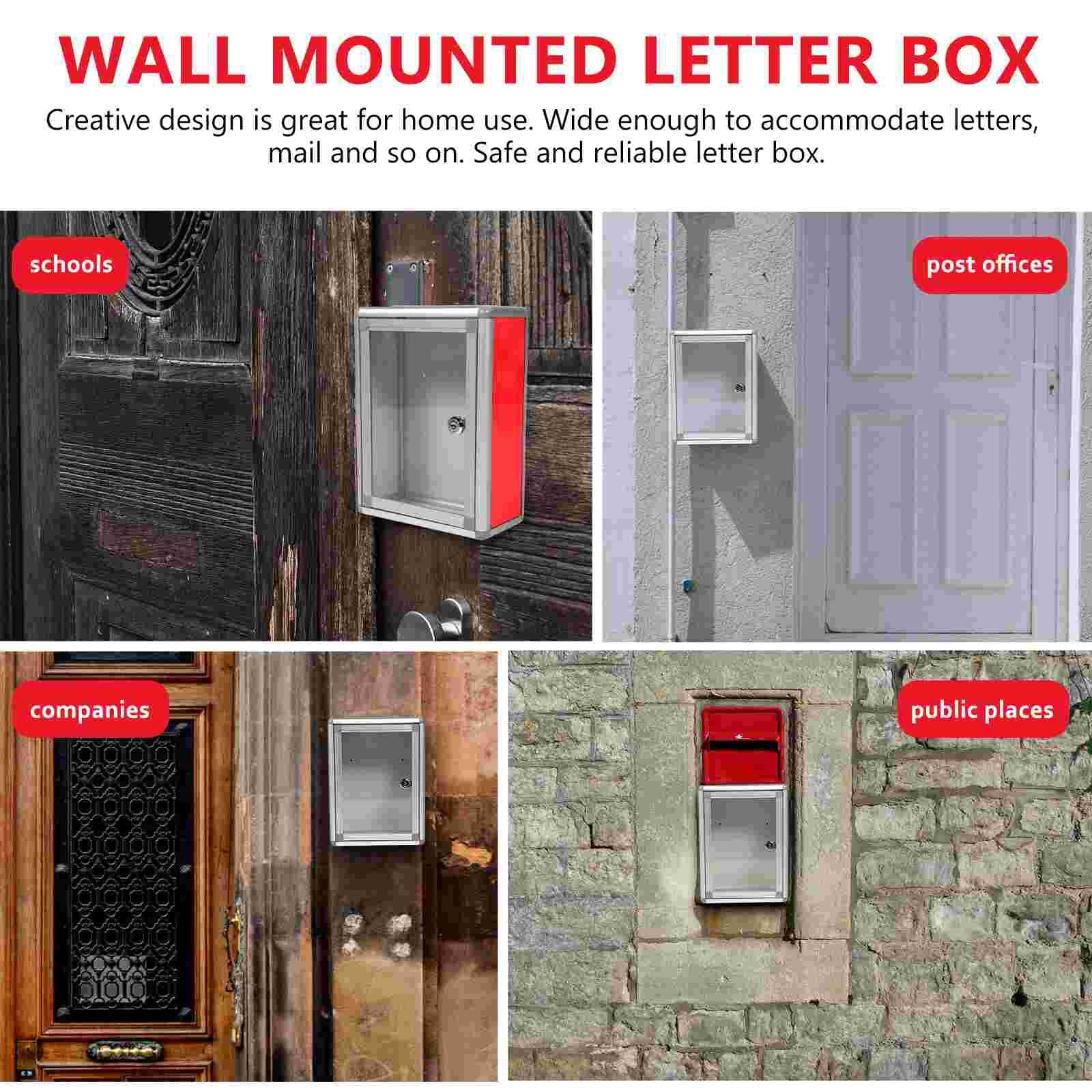 1pc Reliable Durable Practical Letter Box Post Box for Home School Office