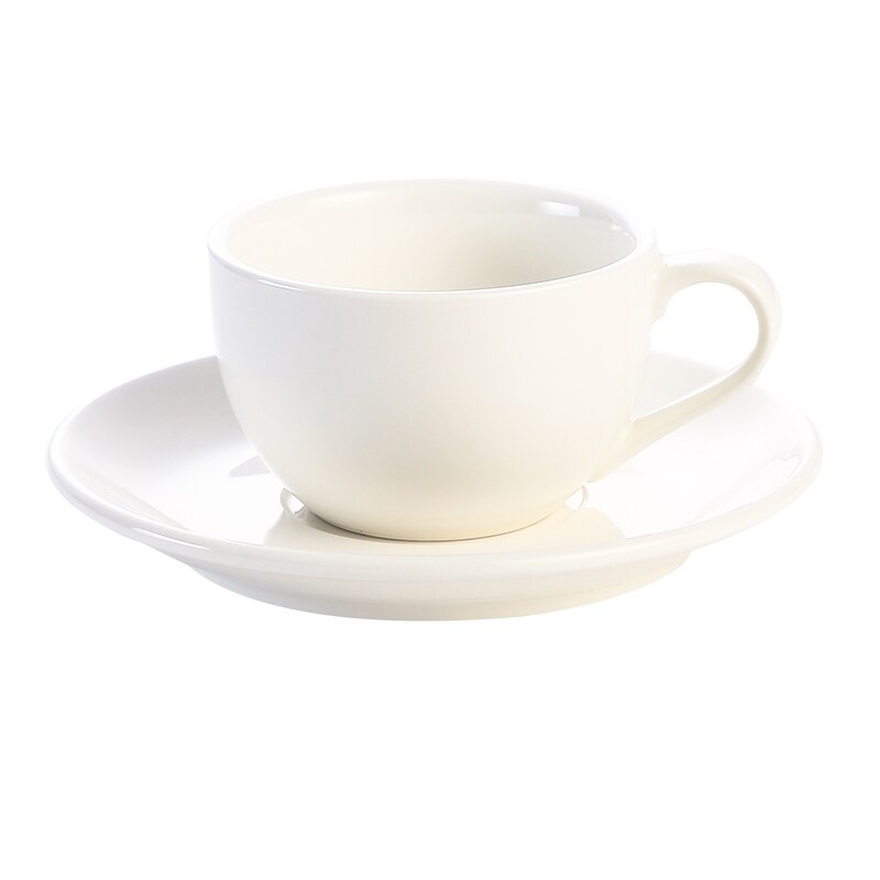 Tasses à café en céramique de de 150ml, ensemble de tasses à fleurs Cappuccino simples de style européen, Latte: 1bright