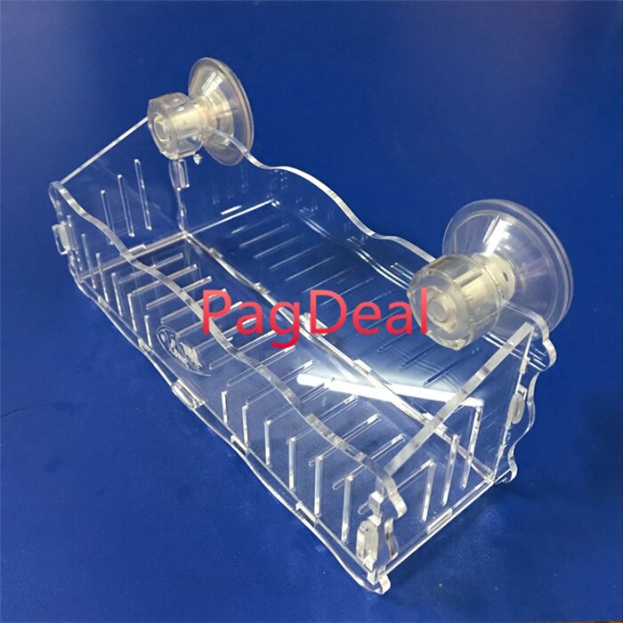 Hang-on Nursery Plant Glass Cup Pot Fish Tank Aquascaping Cultivation Mangrove Planting Aquarium Decor Breeding Hatchery Box