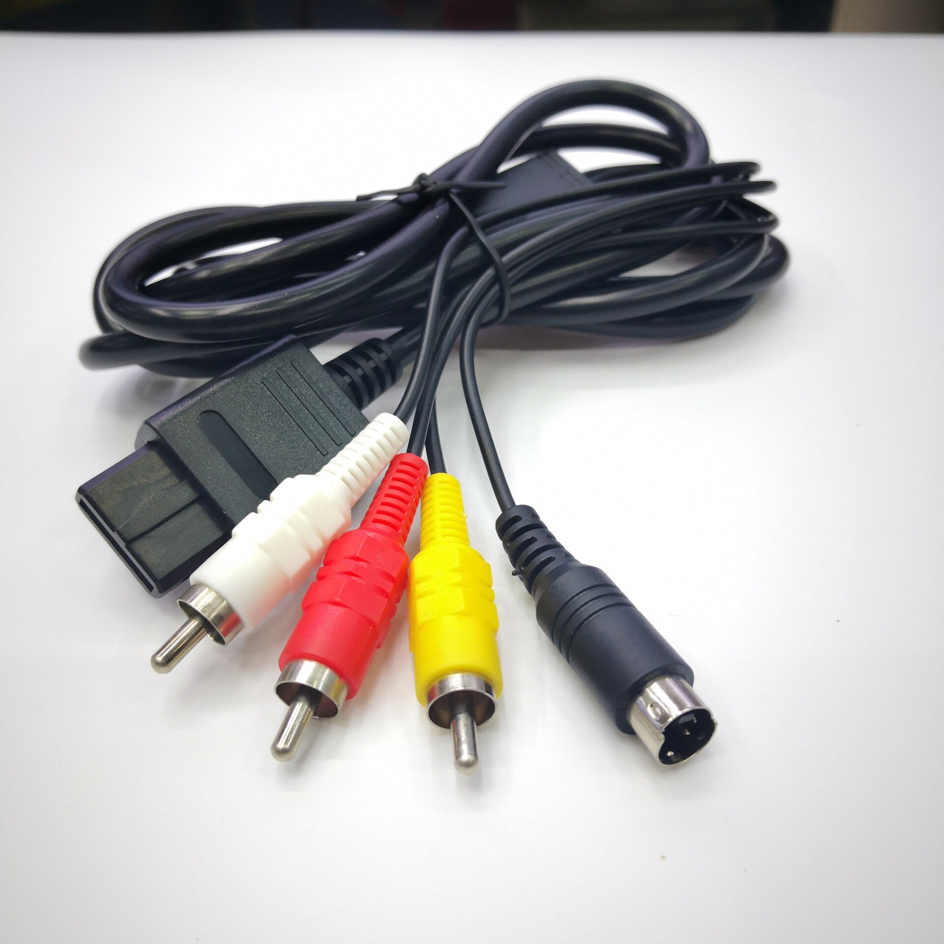 10 Pcs 6FT/1.8M S-Video En Av Kabel Met 3 Rca Audio Voor Gamecube Snes n64