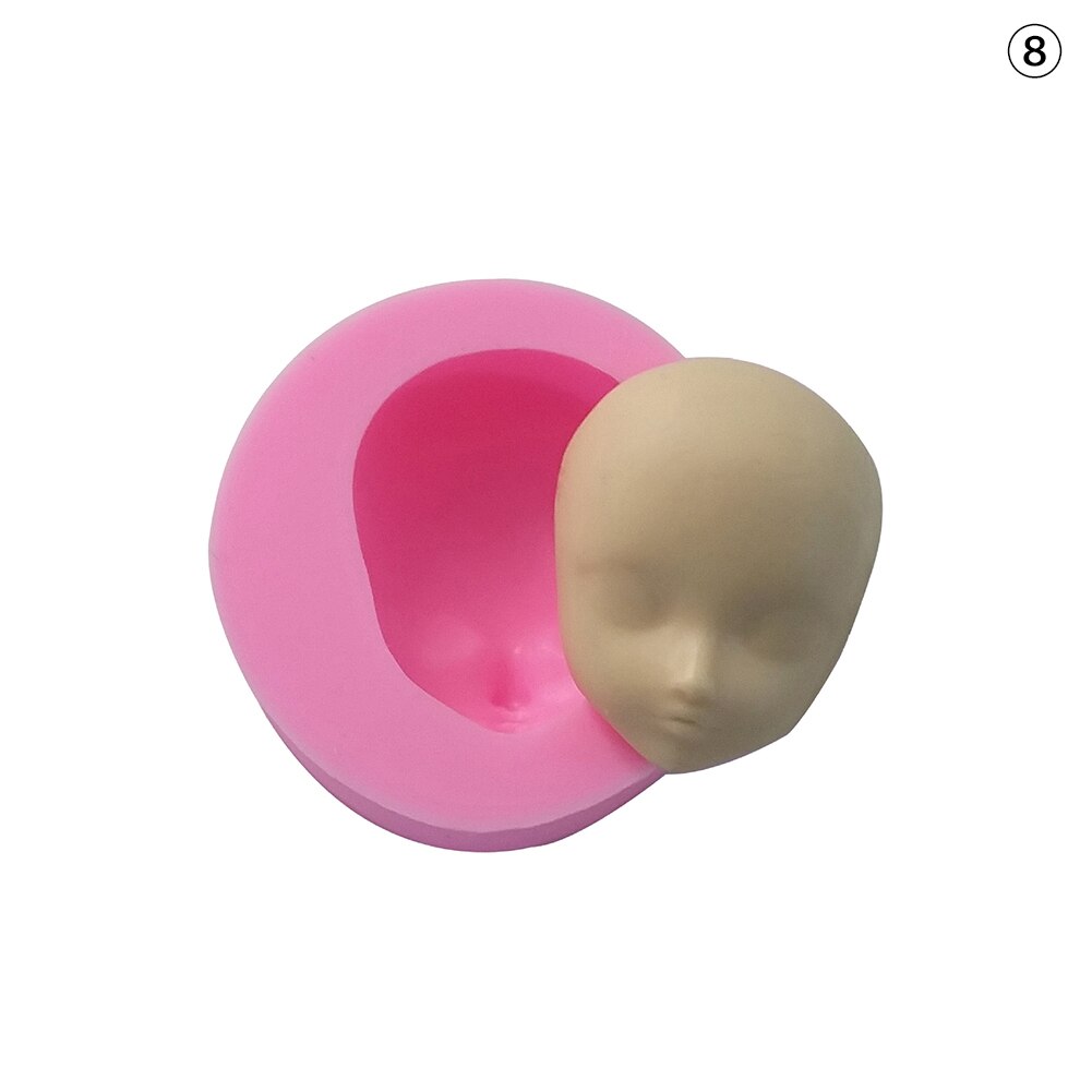 Silicone Baby Gezicht Mal Voor Fondant Chocolade Zeep Handgemaakte Zeep: 08