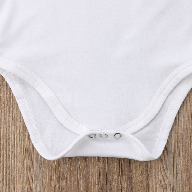 FOCUSNORM śmieszne noworodka niemowlę chłopiec śpioszki dziewczęce Babygrows z krótkim rękawem drukuj lista Playsuit ubrania stroje