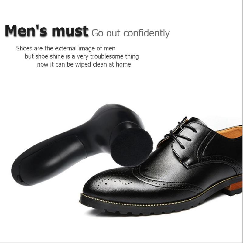 2 snelheden Handheld Automatische Elektrische Schoen Borstel Shine Polijstmachine voor Lederen Tassen Autostoel Schoonmaken Set Met 4 Opzetborstels