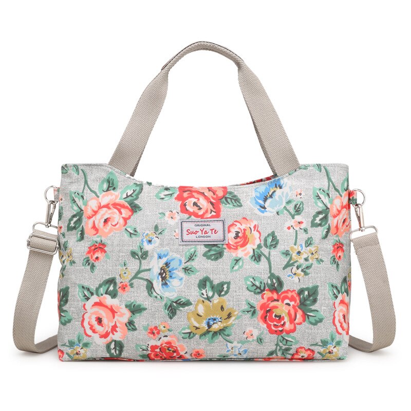 Sac à couches multi-fonctionnel sac à main étanche sac à bandoulière simple soins infirmiers Shopping Portable sac de mère: Rose