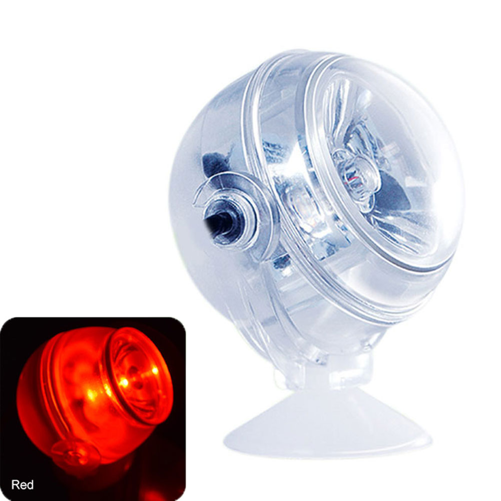 Iluminación LED para tanque de peces, foco submarino resistente al agua, luz de noche Marina/buceo, lámpara de Acuario, accesorios de decoración, 88 x h8z: Red