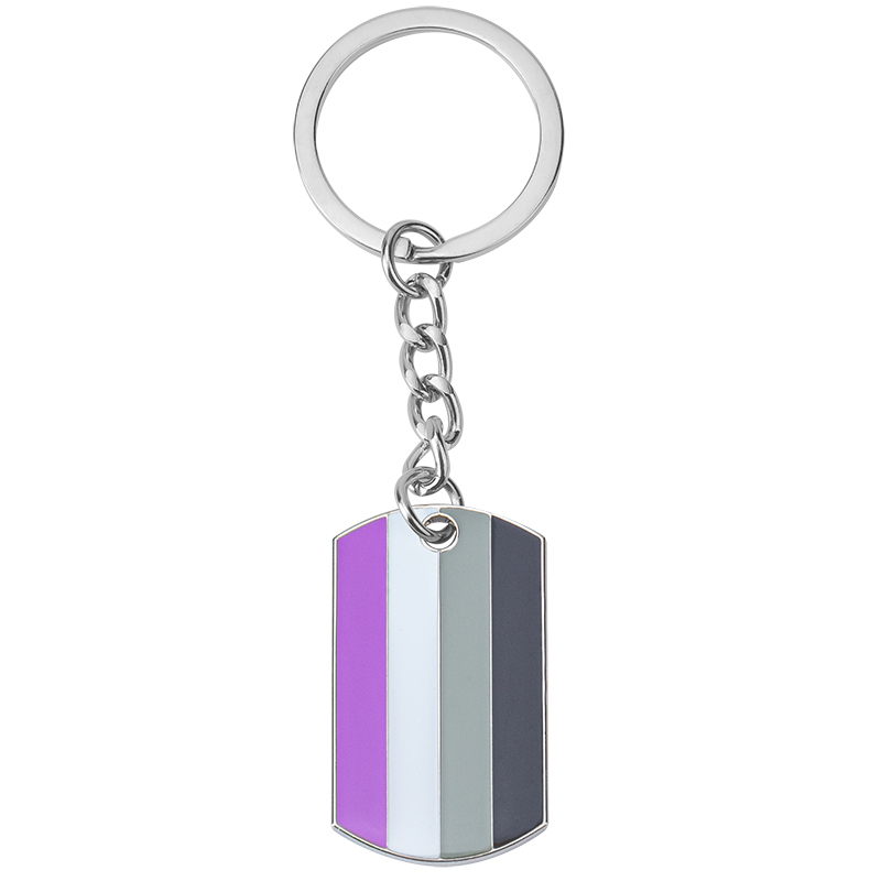 Mlm pride nyckelring nyckelring: Röd