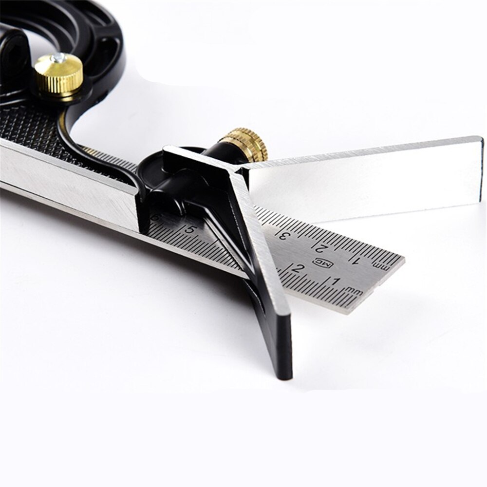 3 In1 Adjustable Ruler Multi Combination Square Angle Finder Protractor 300mm/12"Measuring Set Tools Universal Ruler Right Angle