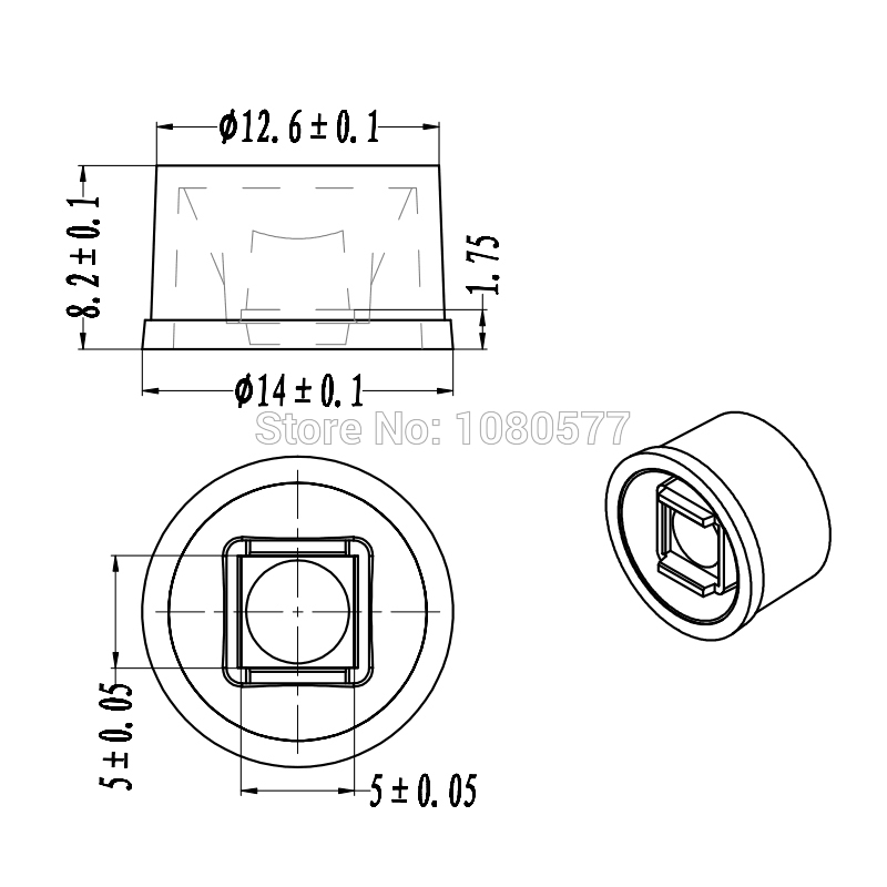 10 stks 13mm 5050 Cree XML XML-L2 LED Lens 30 Graden Optische PMMA Led Lens Houder Plano Reflector collimator