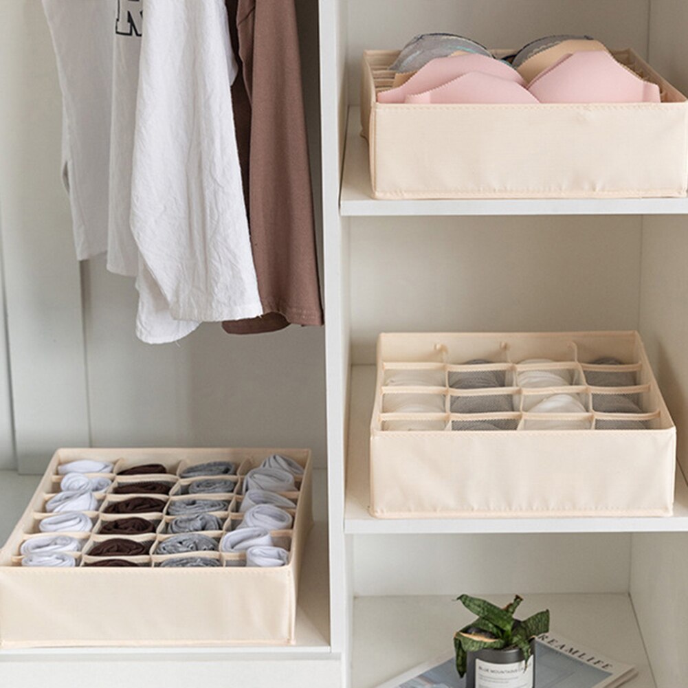 Tela Oxford para armario, ropa interior, corbata, calcetines, caja de almacenamiento para sostén, contenedor organizador