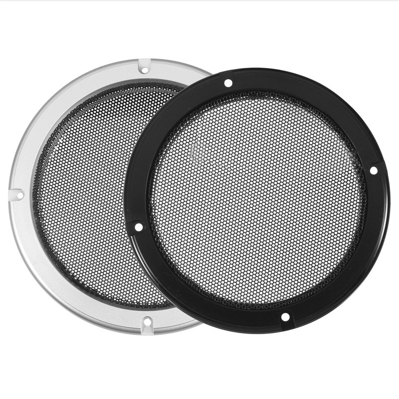 1 Pair Multi-choices Speaker Grill Mesh Round Speaker Protective Mesh Net Cover Speaker 4/ 5/ 6.5/ 8/ 10 inch