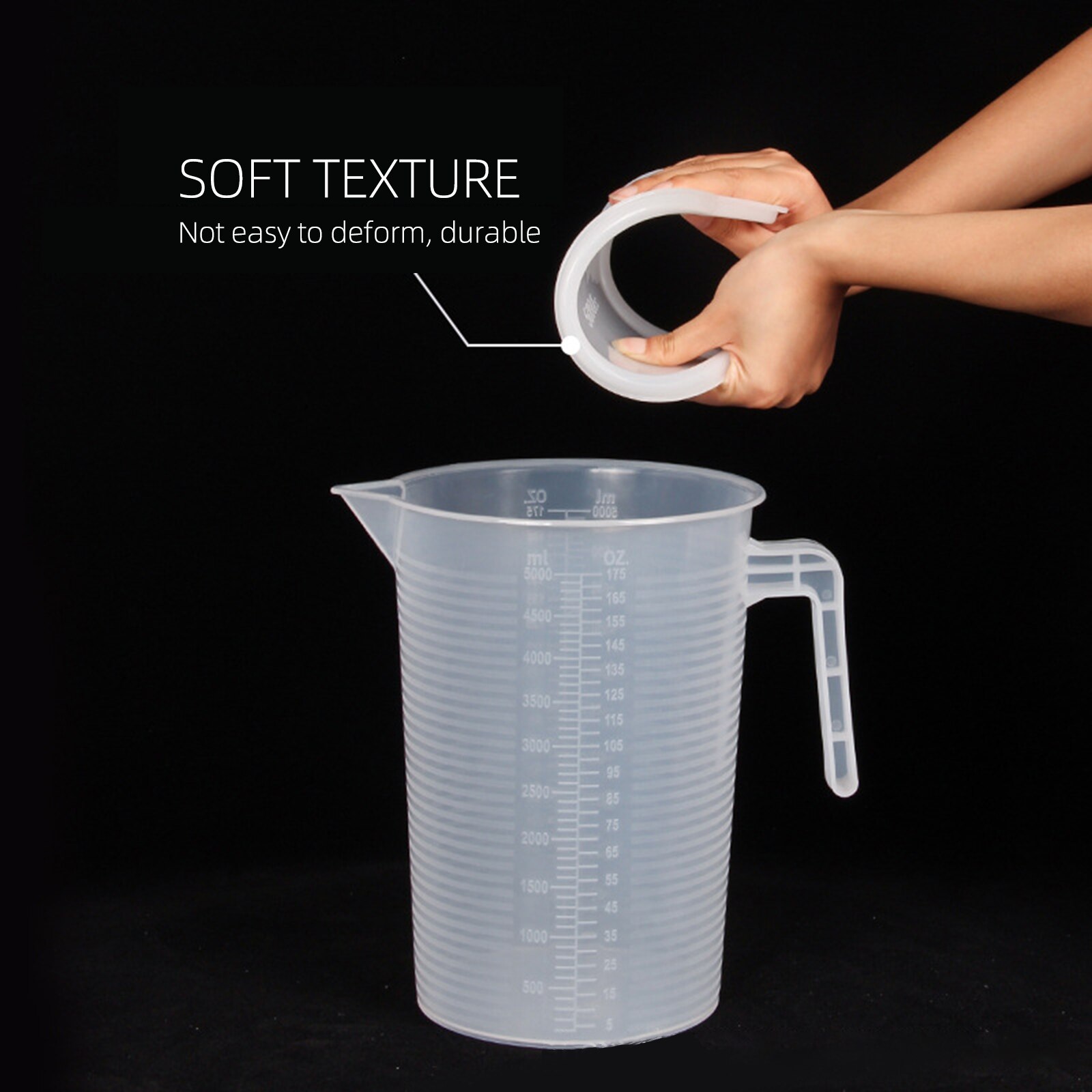 Large Measuring Container Great Pool Measuring Cup Chemicals Also Used For Motor Oil Measuring , Lawn Measuring, Lye Container