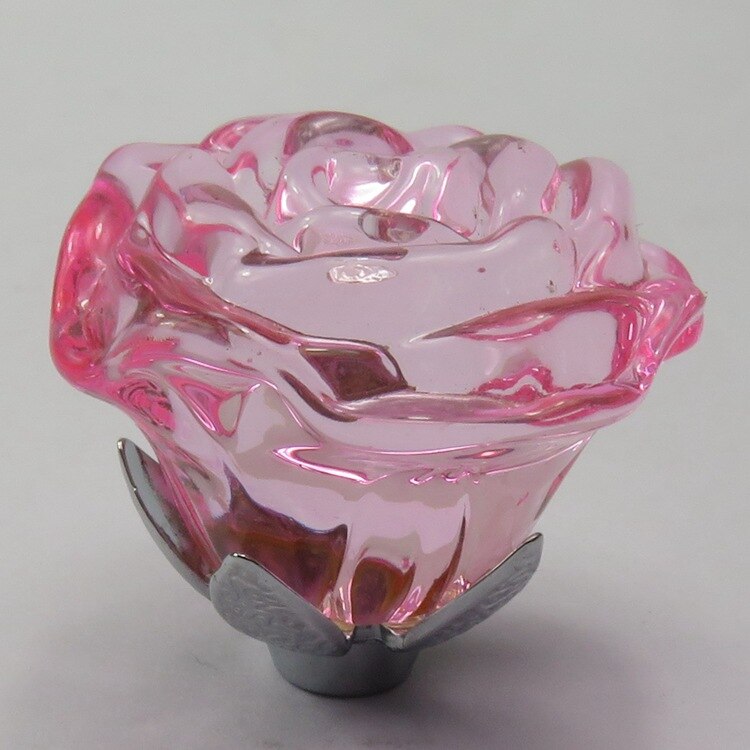 30mm- farvet simulation rose diamant dørhåndtag krystal glas skabsskuffe træk køkkenskabsdør garderobehåndtag hardware: G