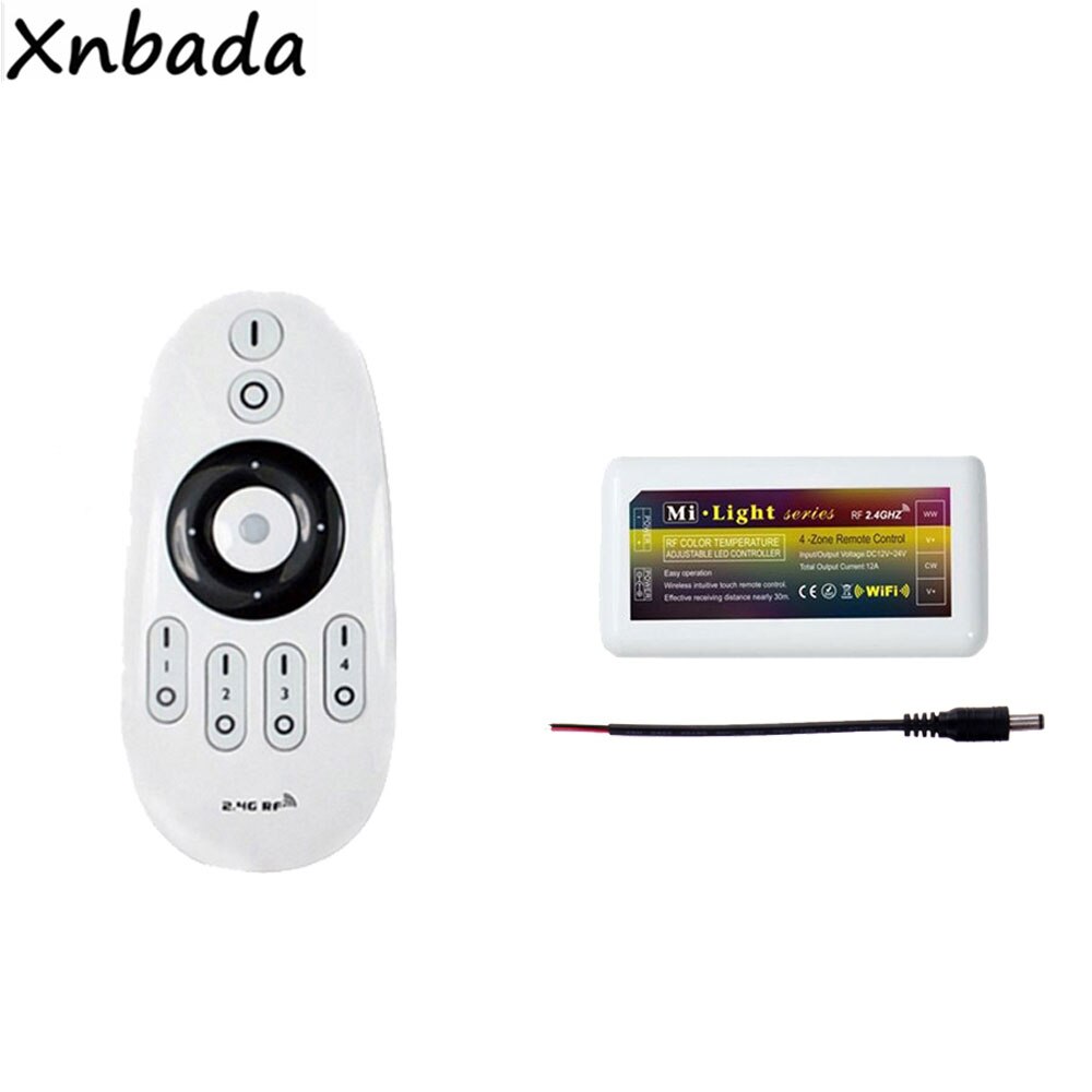 Milight FUT035 Led Dimmer Controller DC12-24V Miboxer 2.4G Draadloze Rf 4-Zone Touch Ct Afstandsbediening: Combination 1
