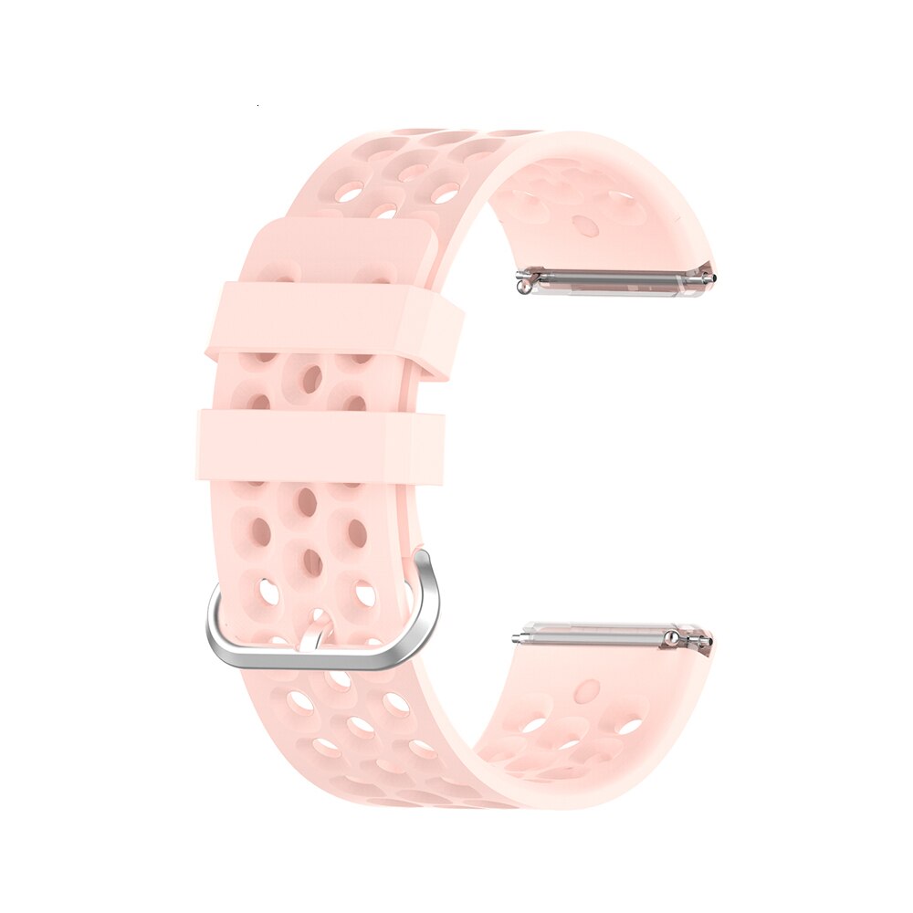 Replacement Band For Fitbit Versa/Versa 2 Soft Silicone Waterproof Wrist Accessories Watch Strap For Fitbit Versa 2 Band: Pink / L-(160-220mm)