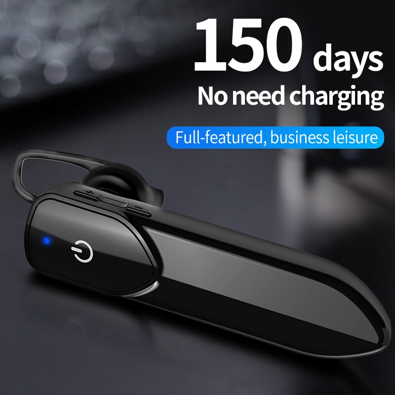 Kebidu-auricular, inalámbrico por Bluetooth, auriculares con micrófono a la para todos los teléfonos inteligentes, auricular Bluetooth Universal para Iphone y Xiaomi