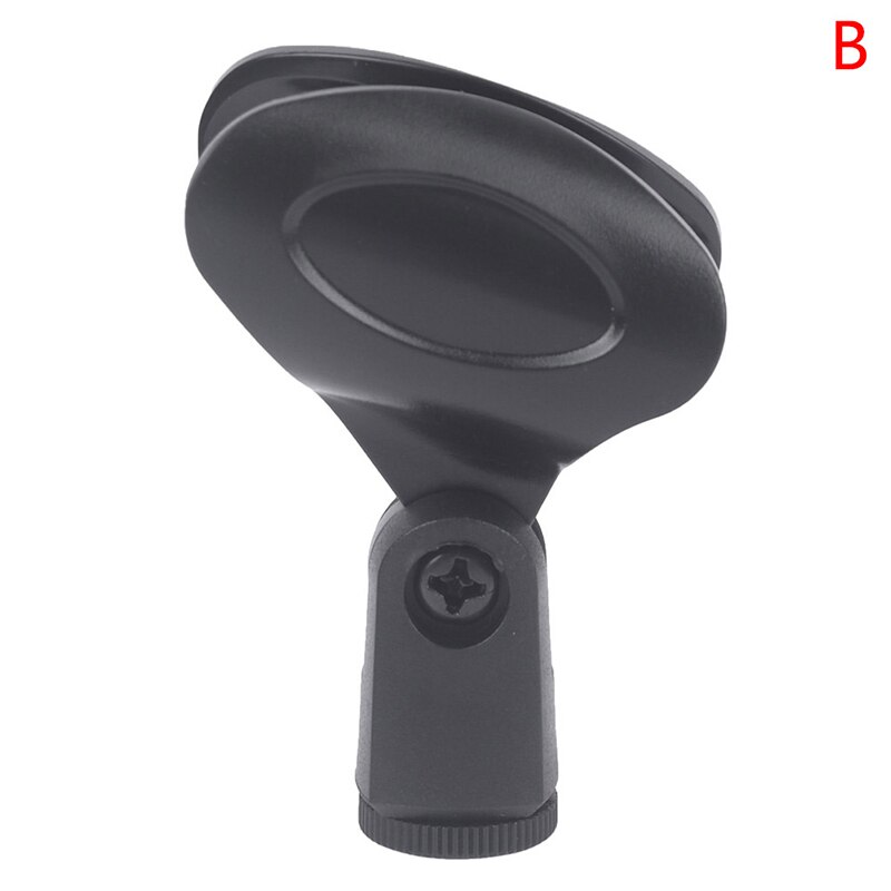 1Pc Universele Microfoon Clip Voor Shure Mic Houder Handheld Microfoon Draadloze/Draad Mic Stand Accessoire Zwart: B