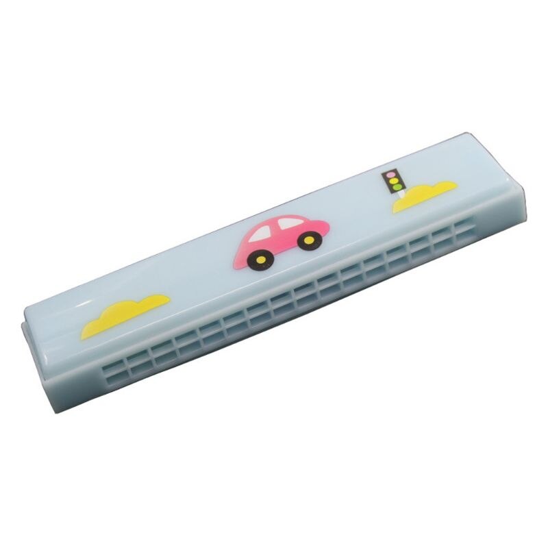 Dibujos Animados 16 agujeros Luminous Harmonica niños boca órgano con caja para chico: 7