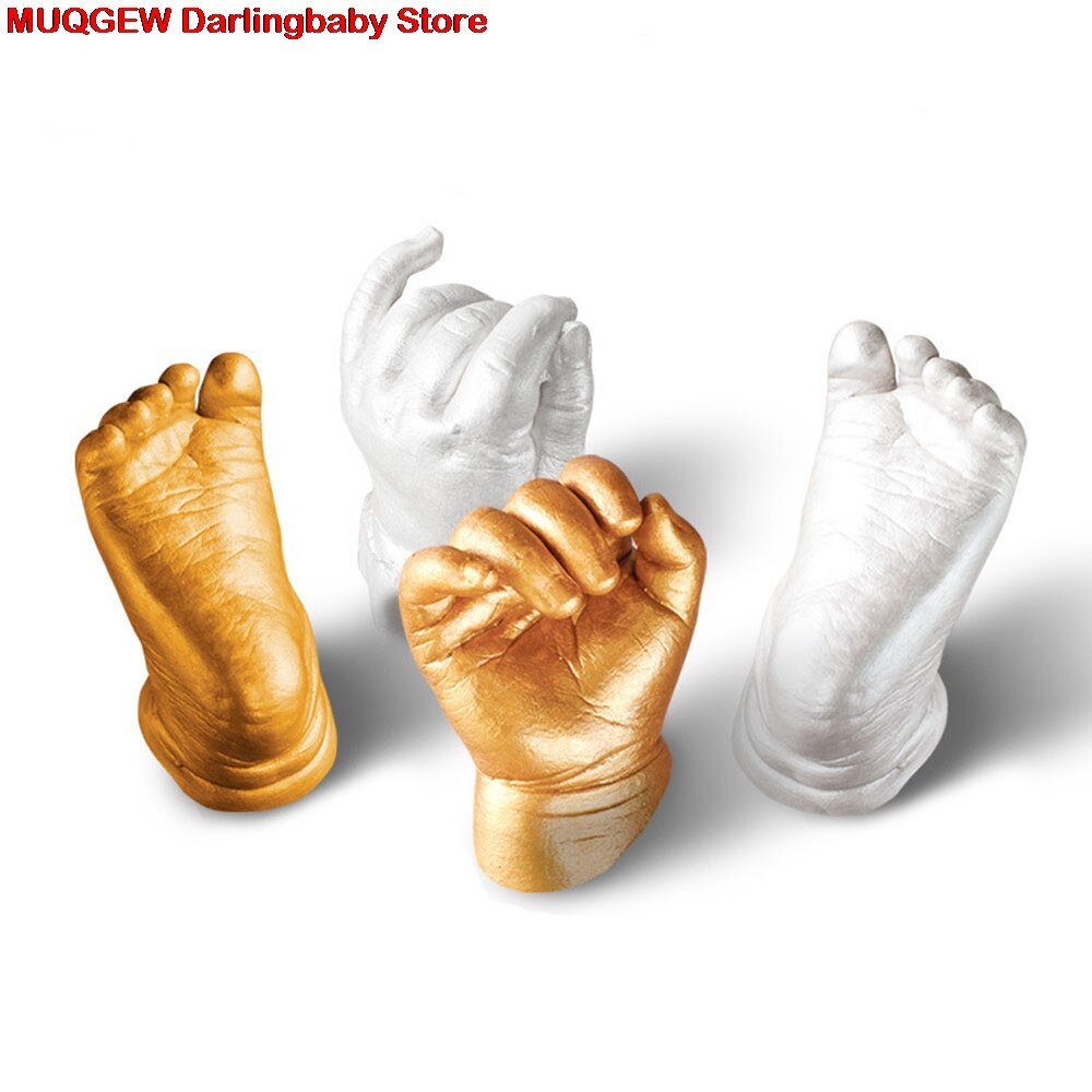 3D Gips Pasgeboren Baby Handafdruk Footprint Mould Feestartikelen Thuis Diy Decoracion Hand Voetafdruk Makers Baby Souvenirs