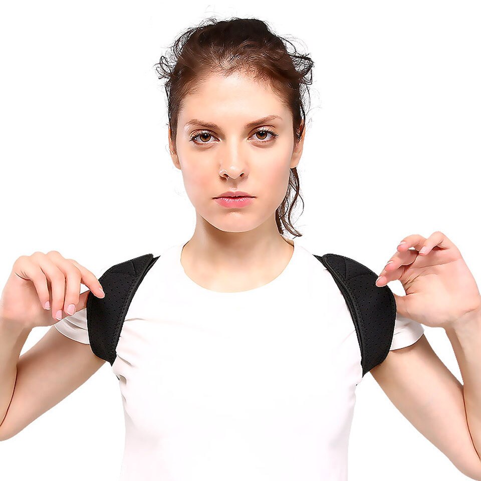 Gobygo posture corrector rygstøtte bælte skulderbandage korset ryg ortopædisk rygsøjles kropsholdning corrector rygsmerter lindring