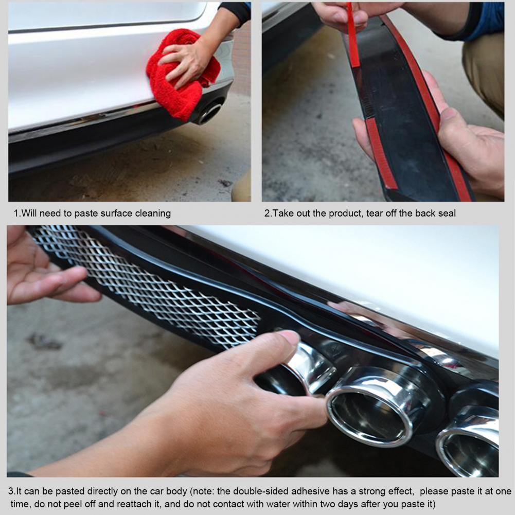 85% Sales! 1 Pair Car Decorative Exhaust Universal Car Accessories False Exhaust Pipe Stickers for Automobile Truck Vehicle