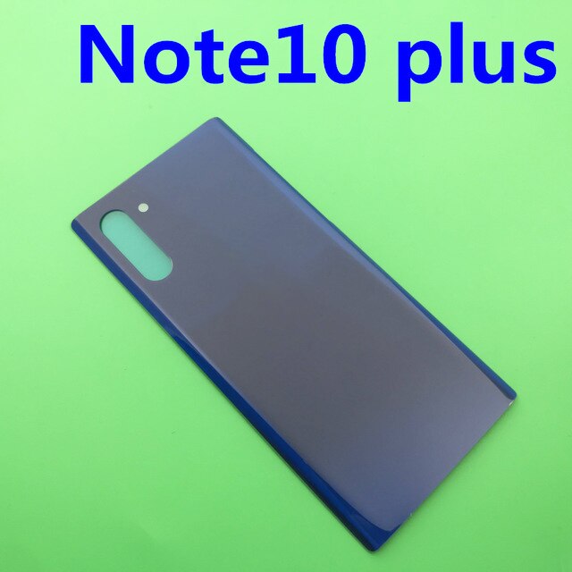 Samsung galaxy note 10 plus 10+  :lle takakansi lasi takaluukun kotelon kansi vaihtopuhelinkotelo samsung note 10: lle: N10 plus sininen