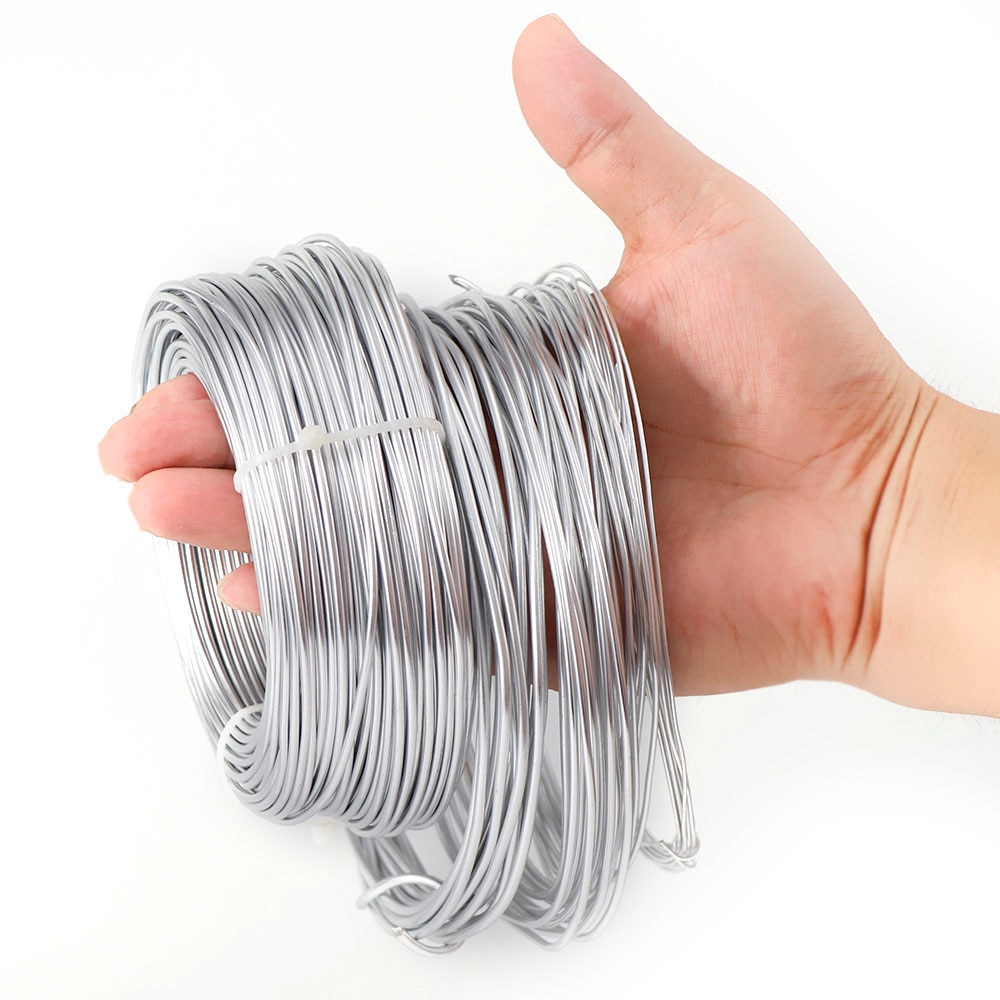 1mm/1.5mm/2mm/2.5mm Aluminium Draad Sieraden Bevindingen Voor Sieraden Maken DIY Aluminium ambachtelijke Draad Zilveren Vergulde Kralen