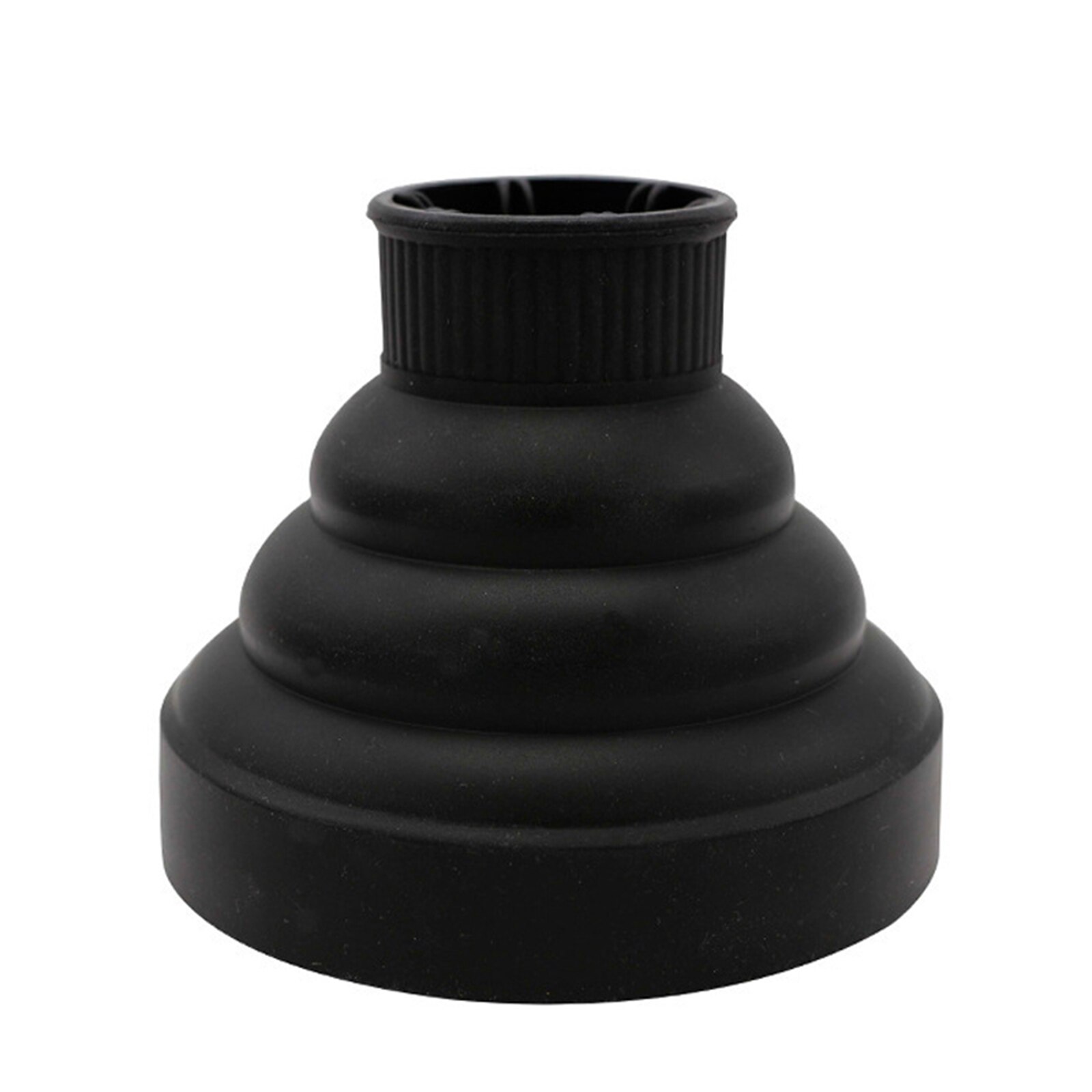 Föhn Universele Inklapbare Diffuser Attachment Salon Thuis Tool Lichtgewicht Opvouwbare Draagbare Reizen Sswell: Black