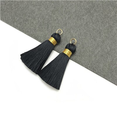 Chengrui L114, 4 Cm, Zijde Kwasten, Kleine Kwasten, Hand Made, Earring Bevindingen, fringe Gordijn, Kwastje Fringe Voor Gordijnen, 4 Stks/zak: L11419