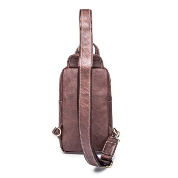 Saco de peito à prova dwaterproof água sacos de desporto ao ar livre para homens retro sacos de plutônio zíper sling saco de alta capacidade crossbody sacos de viagem tendência novo