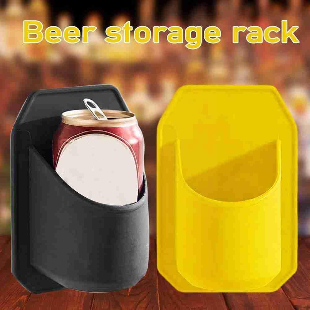 Wall Mounted Beer Can Wine Glass Holding Rack Multifunction Cup Beverage Cola Storage Bracket Bathroom Juice Plastic Holder H6N1