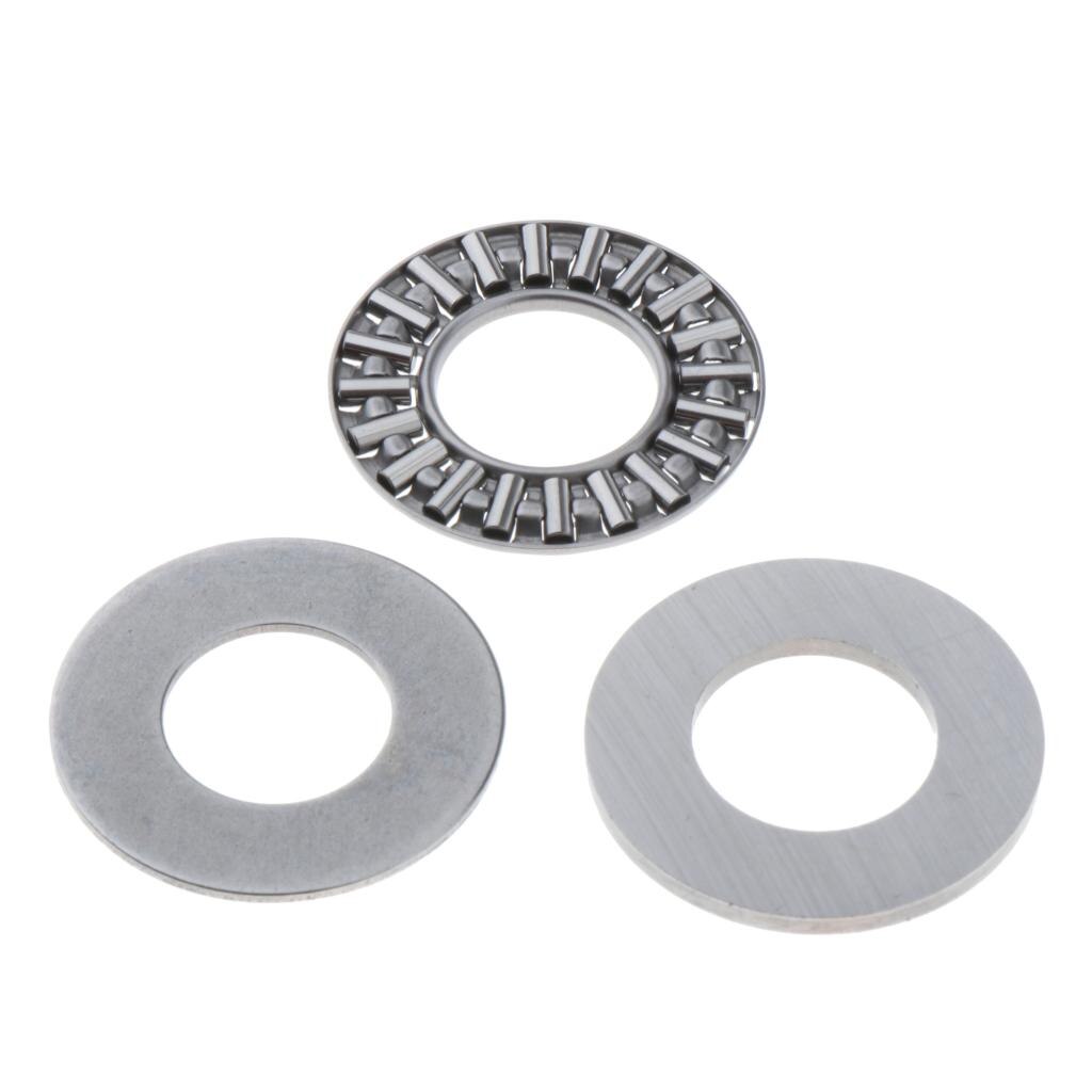 3 Pcs 5mm Boat Motor Thrust Washer Set Bearing Flat For 8/9.9/15HP 4 Stroke 2 Cylinder Yamaha Outboard Motor 93341-214U1-00