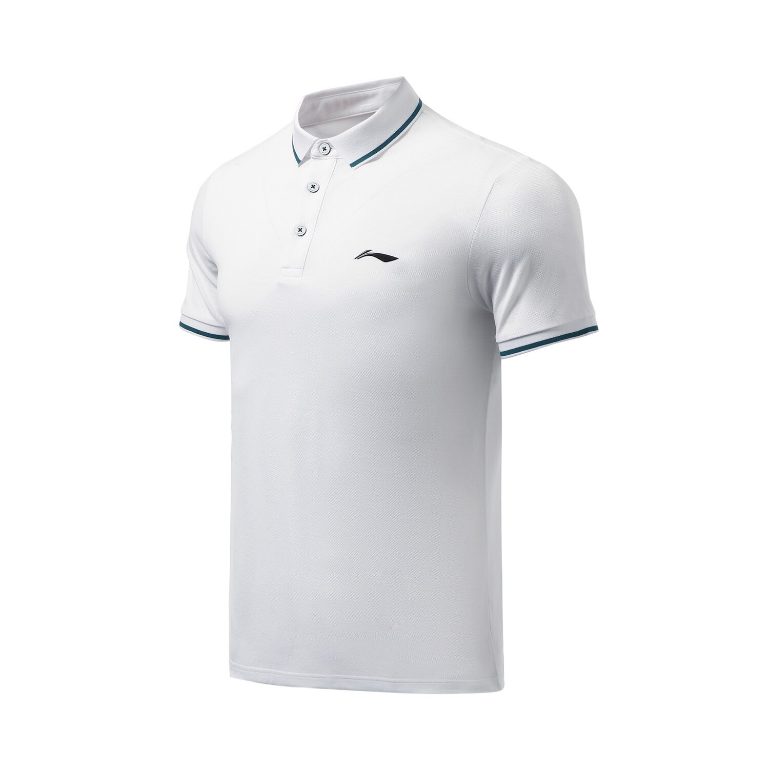 Li-ning – POLO d&#39;entraînement 100% coton pour hommes, T-shirt coupe régulière avec doublure à boutons, Fitness, loisirs, respirant, Sport, APLR061: APLR061-2 / XL