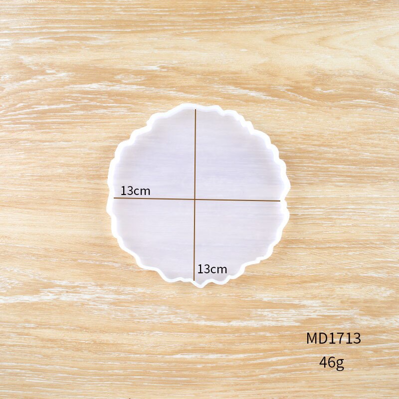 Crystal Resin Coaster DIY Kit Make Your Own Crystal Resin Coaster Individual Table Silicone Mat Placemat Coaster Stand: 05