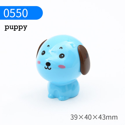 Deli – Mini taille-crayon aiguisé, série d'animaux de compagnie, animaux colorés, Kawaii, trou de 0.8 et 1.2cm plus épais/plus grand, fournitures de bureau: 0550 0.8cm hole