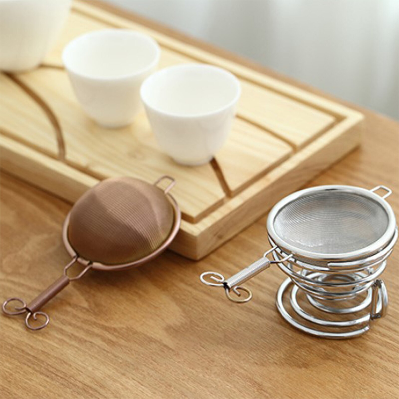 304 Roestvrij Staal Theezeefje Thee Lek Thee Separator Creatieve Japanse Zeef Theezeefje