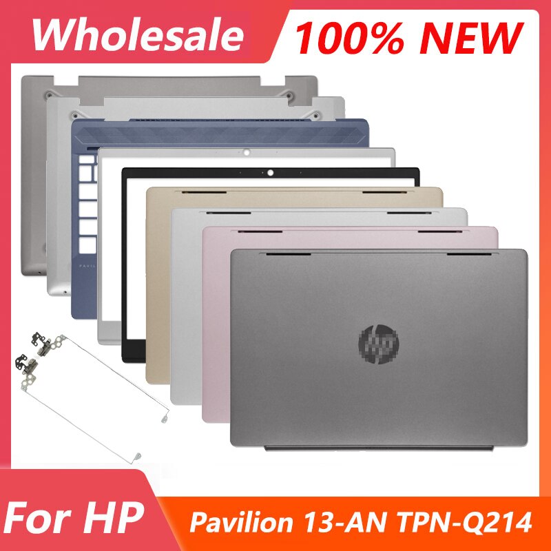 Nowa tylna pokrywa laptopa LCD/pokrywa przednia/zawiasy/podparcie dłoni/dolna obudowa do HP Pavilion 13-AN TPN-Q214 tylna pokrywa górna pokrywa